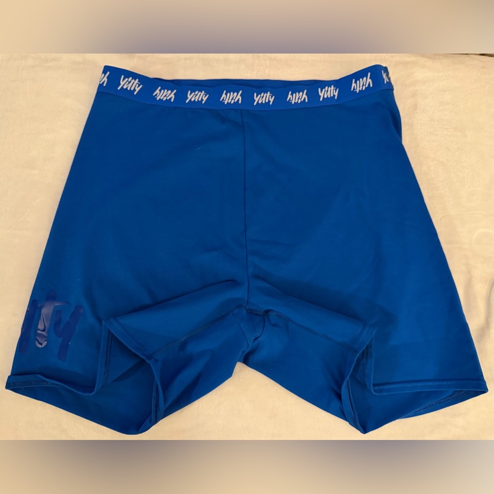 YITTY Royal Blue Major Label Bike Shorts